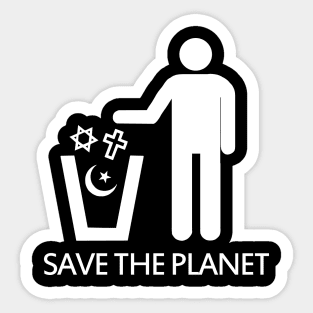 Save The Planet - Religions Sticker